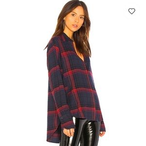Paige Rouge Eclipse Clemence Flannel Shirt